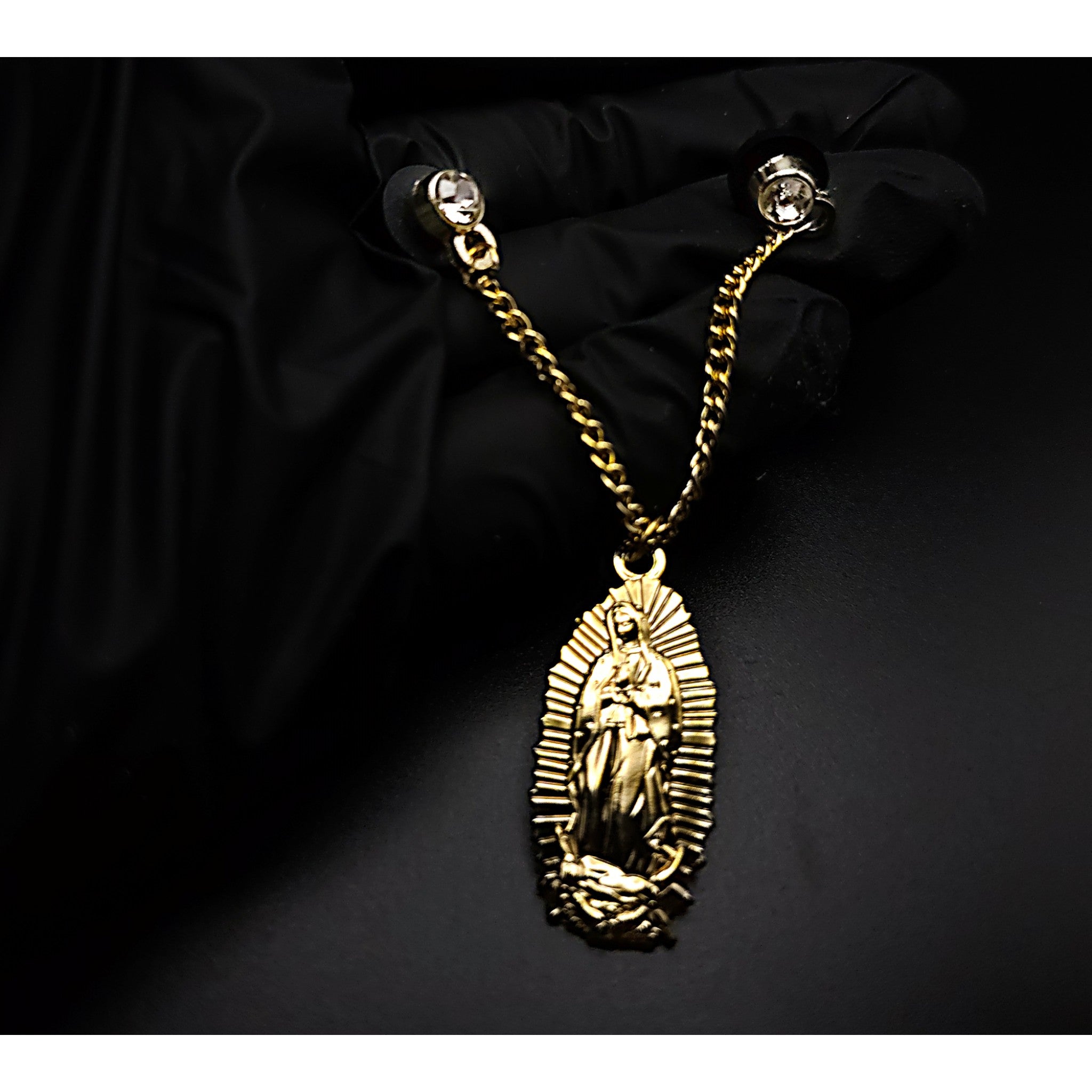 Virgen Maria Hat Pin – Texas Engravings